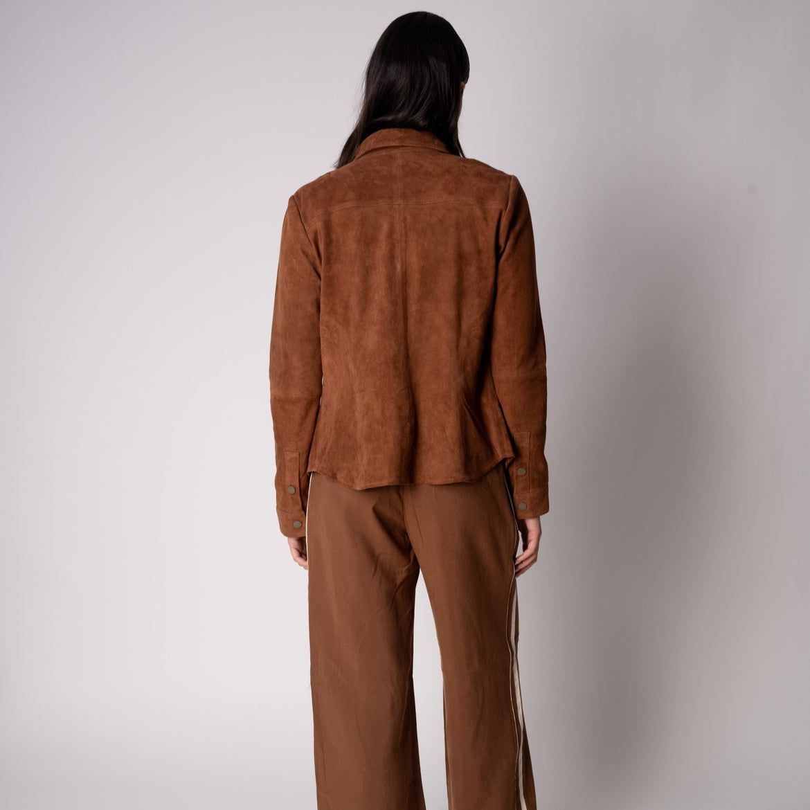 Camisa Gamuza ALICIA Camel