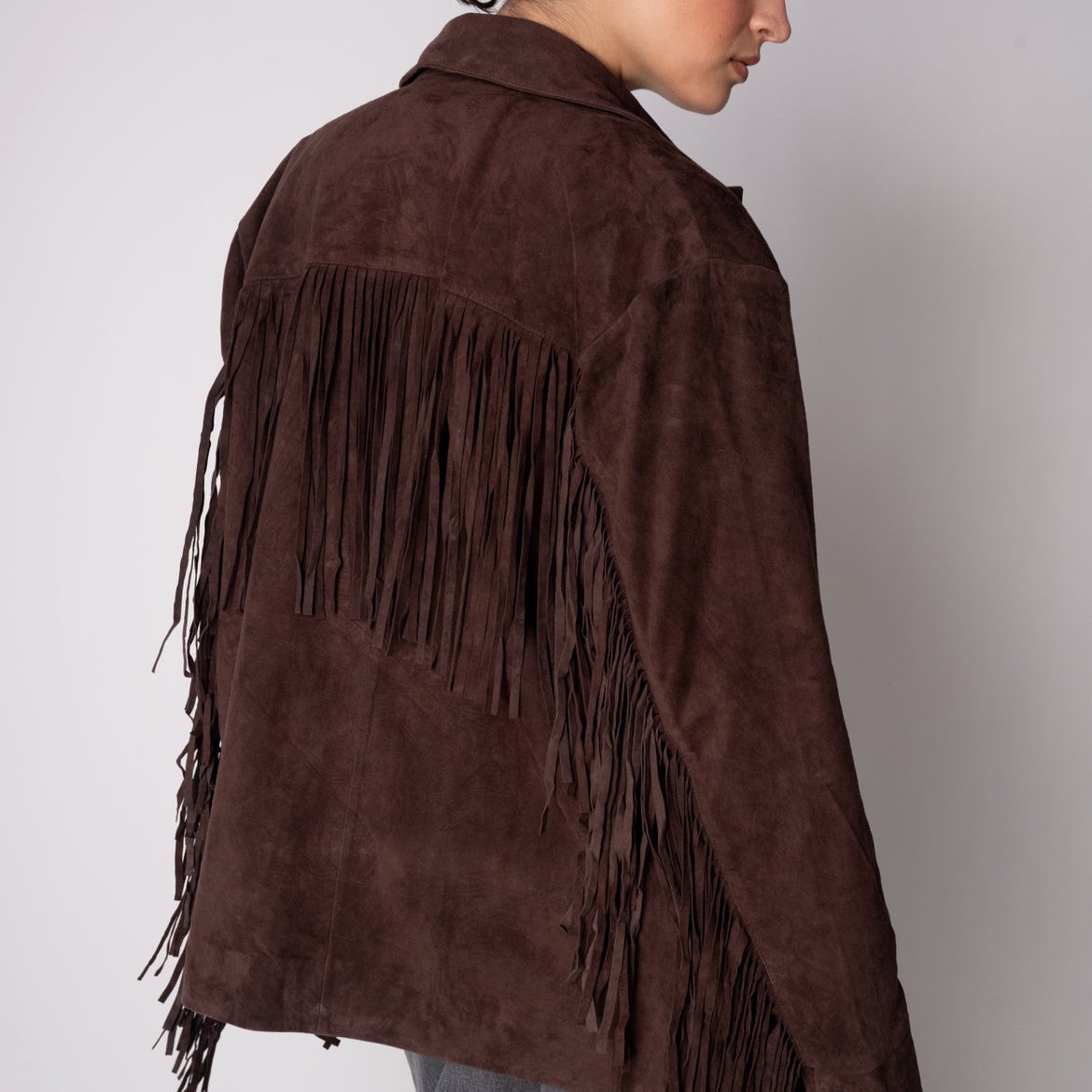 Chaqueta ALMA Gamuza Flecos