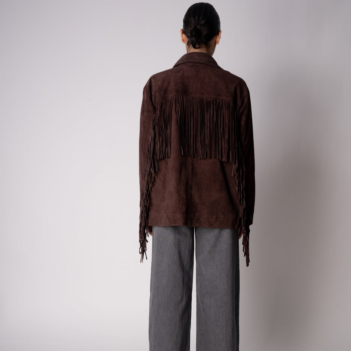 Chaqueta ALMA Gamuza Flecos