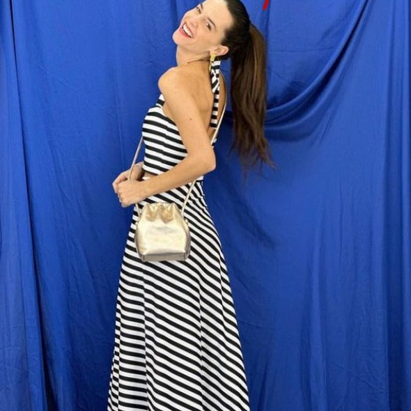 Cartera Jazmin Dorada