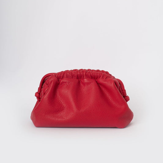 Cartera Gardenia Cuero Rojo