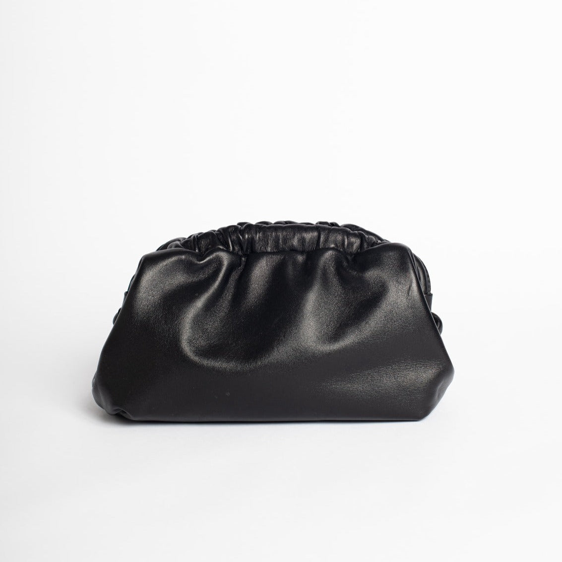 Cartera Gardenia Cuero negro liso