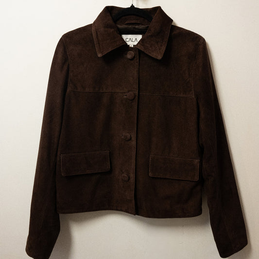 Chaqueta Gamuza ARANTZA Chocolate