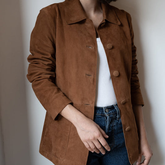 Chaqueta Gamuza ANISSA Camel