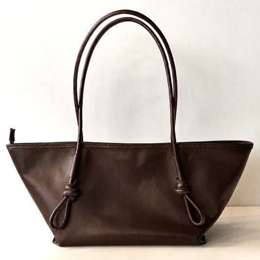 Cartera  Cuero Magnolia Chocolate