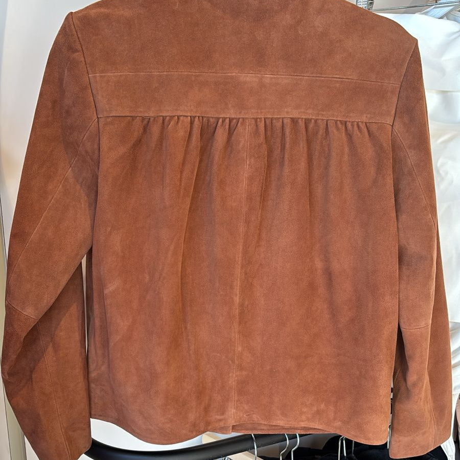 Chaqueta Gamuza Camel Amparo