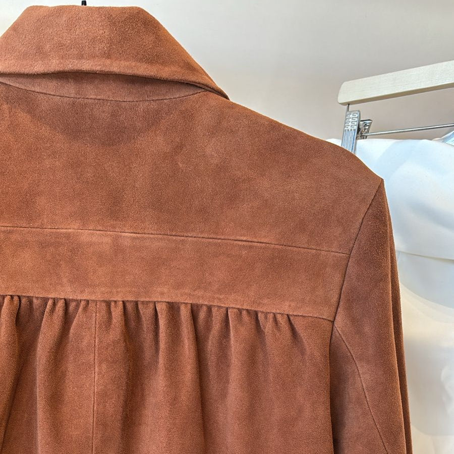 Chaqueta Gamuza Camel Amparo