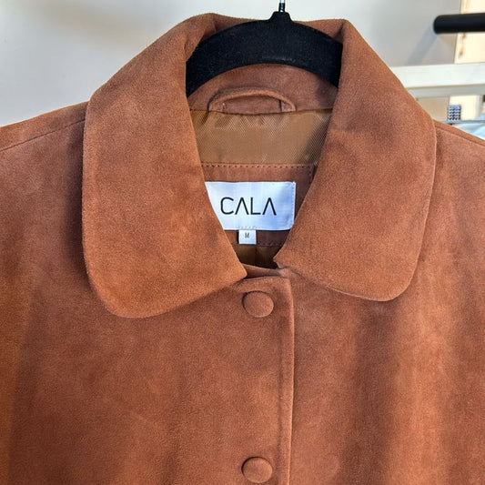 Chaqueta Gamuza Camel Amparo