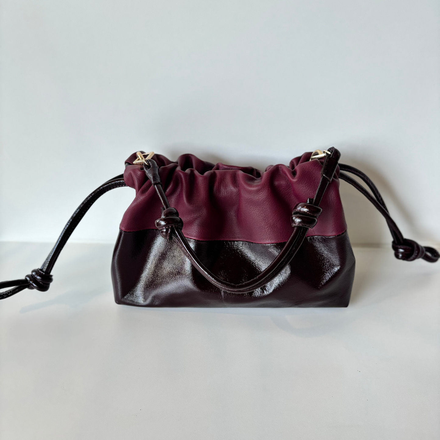 Cartera Petit Hortensia Bi-COLOR Burgundy